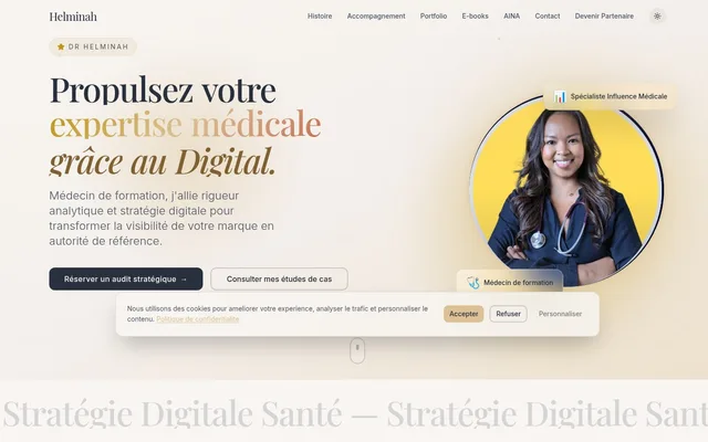 Site professionnel du Dr Helminah